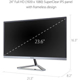 ViewSonic VX2476-SMHD 24 Inch 1080p IPS Monitor