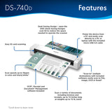 Brother DSMobile DS-740D Sheetfed Scanner - 600 dpi Optical