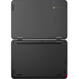 Lenovo 500e Chromebook Gen 3 82JB0001US est doté d'un écran tactile HD de 11,6 pouces, d'un processeur Intel Celeron N5100 Quad-core (4 cœurs) 1,10 GHz, de 4 Go de RAM totale, de 32 Go de mémoire flash et d'une couleur grise.