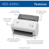 Brother Professional Desktop Scanner ADS-4300N