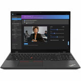 Lenovo ThinkPad T16 Gen 2 21HH001JUS 16" Notebook (10 Core) 16GB RAM+16GB+512 GB SSD(Thunder Black)