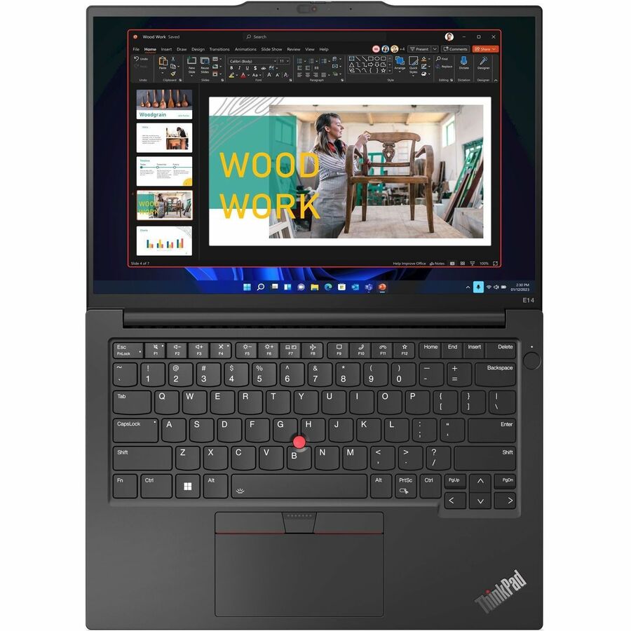 Lenovo ThinkPad E14 Gen 5 21JK0053US 14" Touchscreen Notebook (10 Core) 16GB RAM +8GB+512 GB SSD(Graphite Black)