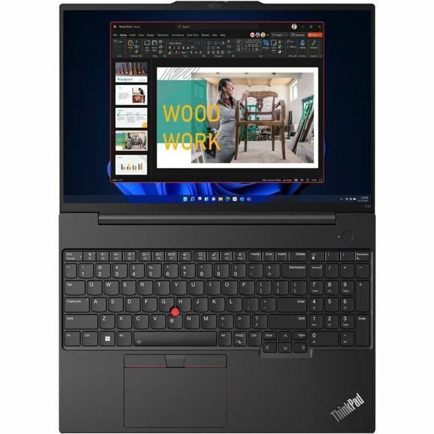 Lenovo ThinkPad E16 Gen 1 21JN0073US 16" Notebook (10 Core) 16GB RAM +8GB+512 GB SSD(Graphite Black)