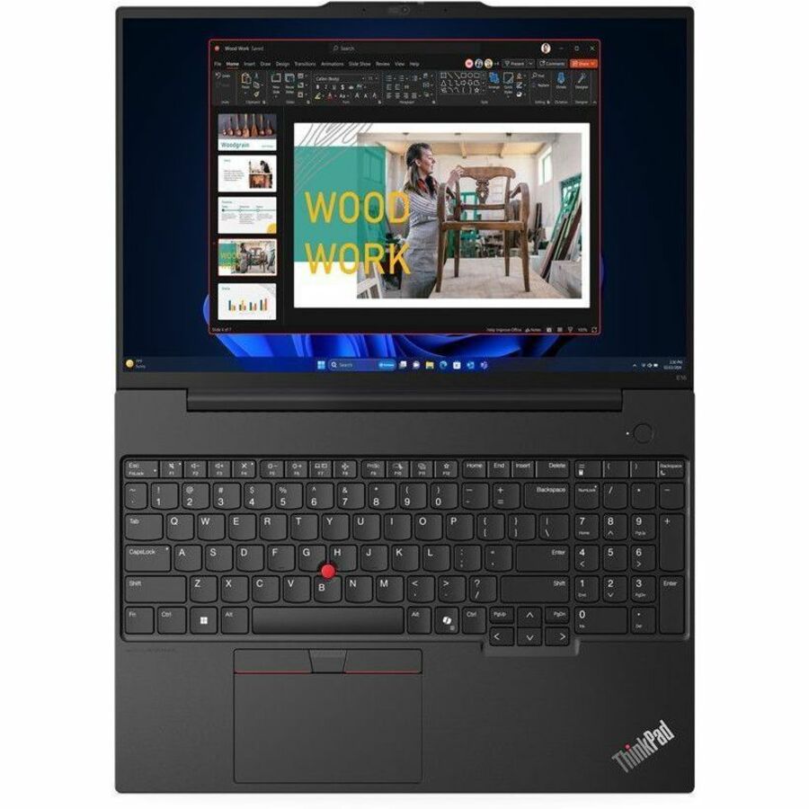 Lenovo ThinkPad E16 Gen 2 21M5000GUS 16" Notebook - WUXGA - AMD Ryzen 5 7535U - 16 GB - 256 GB SSD-Black