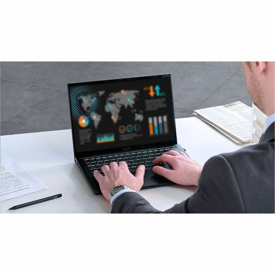 MSI Summit E14 Flip Evo Summit E14 Flip Evo A13MT-610US 14" Touchscreen Convertible 2 in 1 Notebook - QHD+ - Intel Core i7 13th Gen i7-1360P - Intel Evo Platform - 32 GB - 1 TB SSD - Ink Black