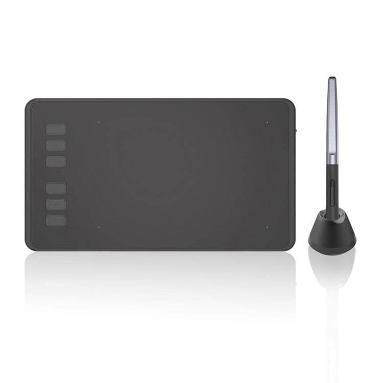 HUION Inspiroy Series H640P 5080LPI Tablette de dessin graphique USB professionnelle pour Windows / Mac OS, avec stylet sans batterie et sensibilité à la pression 8192