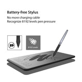 HUION Inspiroy Series H640P 5080LPI Tablette de dessin graphique USB professionnelle pour Windows / Mac OS, avec stylet sans batterie et sensibilité à la pression 8192