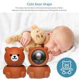 Wireless 360-degree Smart Home Monitoring Bear Automatic Tracking Camera 5MP