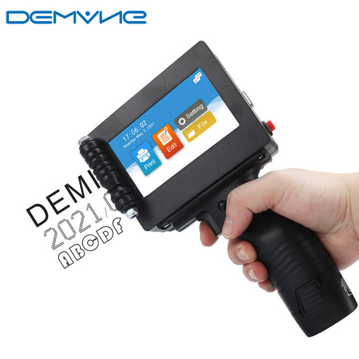 Handheld Portable Wireless 4.3-Inch Touch Screen Digital Inkjet Printer