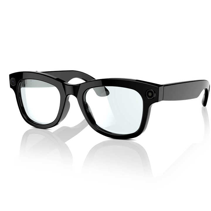 AI Smart Shooting Glasses with Camera Dual Microphone Noise Cancellation