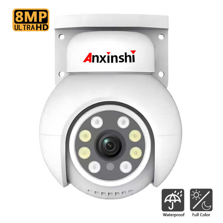 8MP IP HD Waterproof Two-Way Voice - Body Tracking Detection Camera