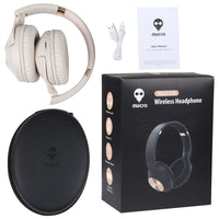 Mucro Foldable Bluetooth L36  Headset with SD Card Slot & Storage Box(Black)