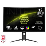 MSI MAG 321CUP 32" Class UW-QHD Curved Screen Gaming LED Monitor - 16:9 - Metallic Black, Black