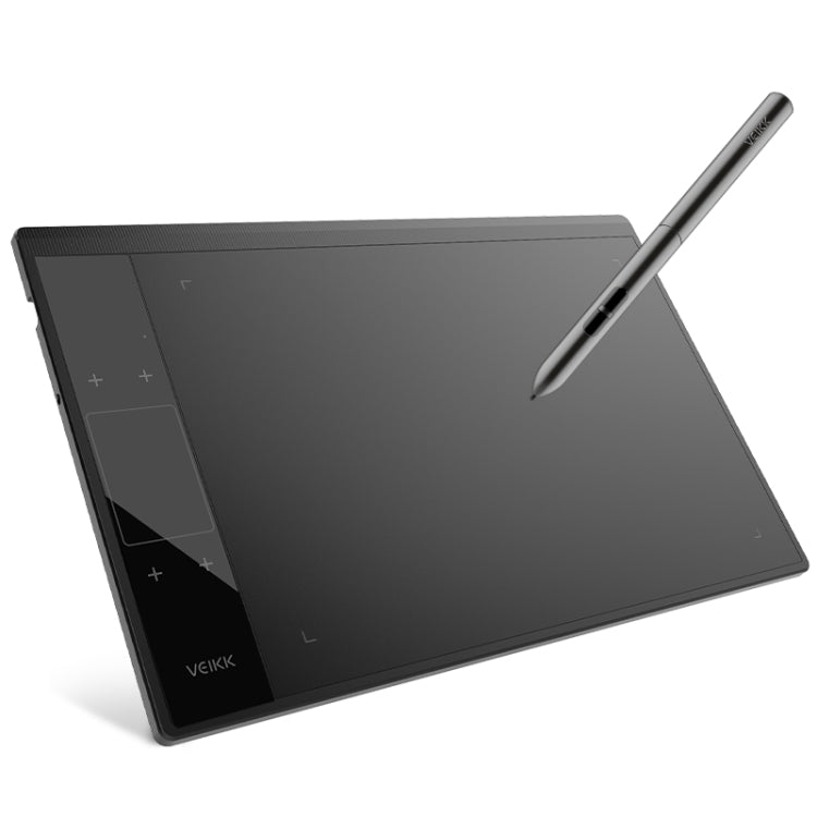 VEIKK A30 10x6 inch 5080 LPI Smart Graphic Tablet, with Passive Pen and Type-c Interface