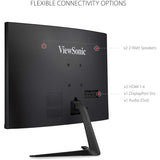 Écran Viewsonic 32", panneau MVA, résolution 1920 x 1080, moniteur LED Full HD