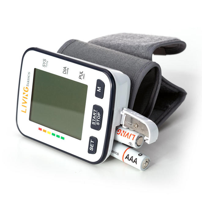 Wrist Digital Blood Pressure Monitor, Portable Automatic LCD Display - LIVINGbasics