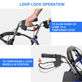 Four Wheel Walker Rollator With Fold Up Removable Back Support Soft Pad Seat - LIVINGbasics