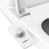 Ultra-Slim Bidet Attachment for Toilet Non-Electric Dual Nozzle Bidet - LIVINGbasics