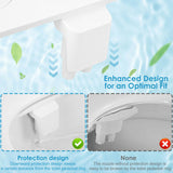 Ultra-Slim Bidet Attachment for Toilet Non-Electric Dual Nozzle Bidet - LIVINGbasics
